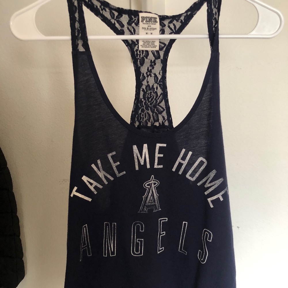 ⚾️ Used tank top PINK angels baseball. Medium.